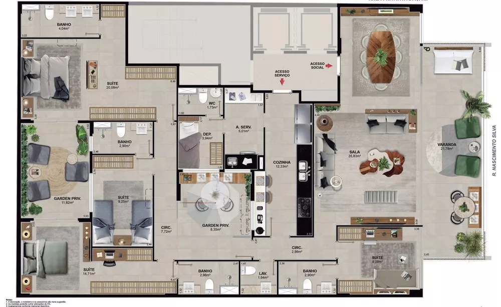 Cobertura, 4 quartos, 377 m² - Foto 19