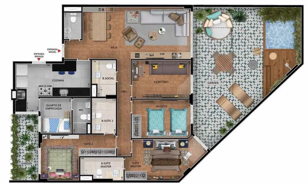 Apartamento, 4 quartos, 152 m² - Foto 17