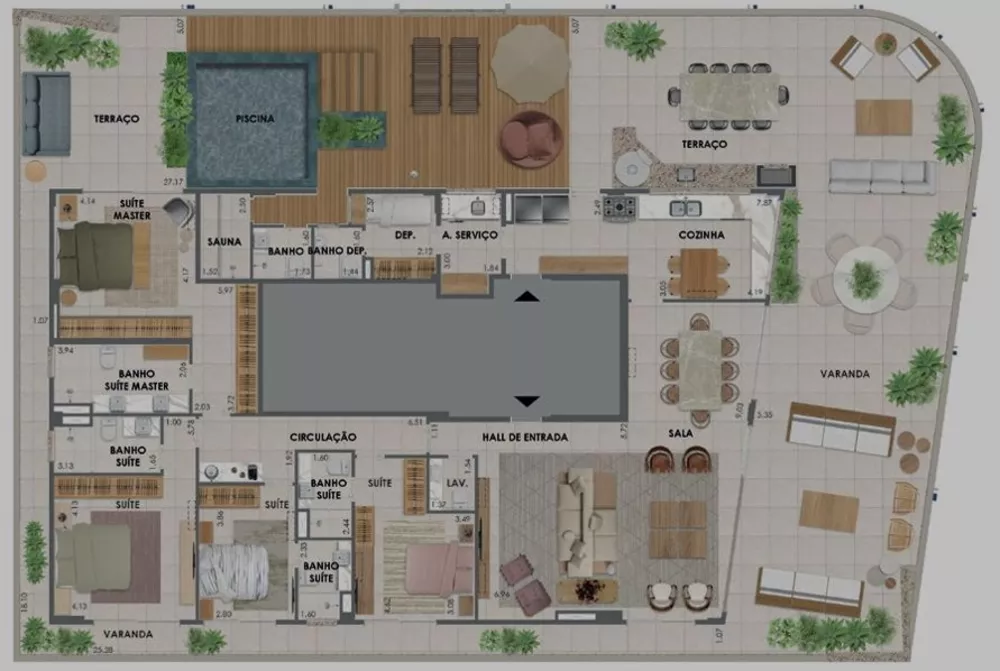 Apartamento, 4 quartos, 295 m² - Foto 6