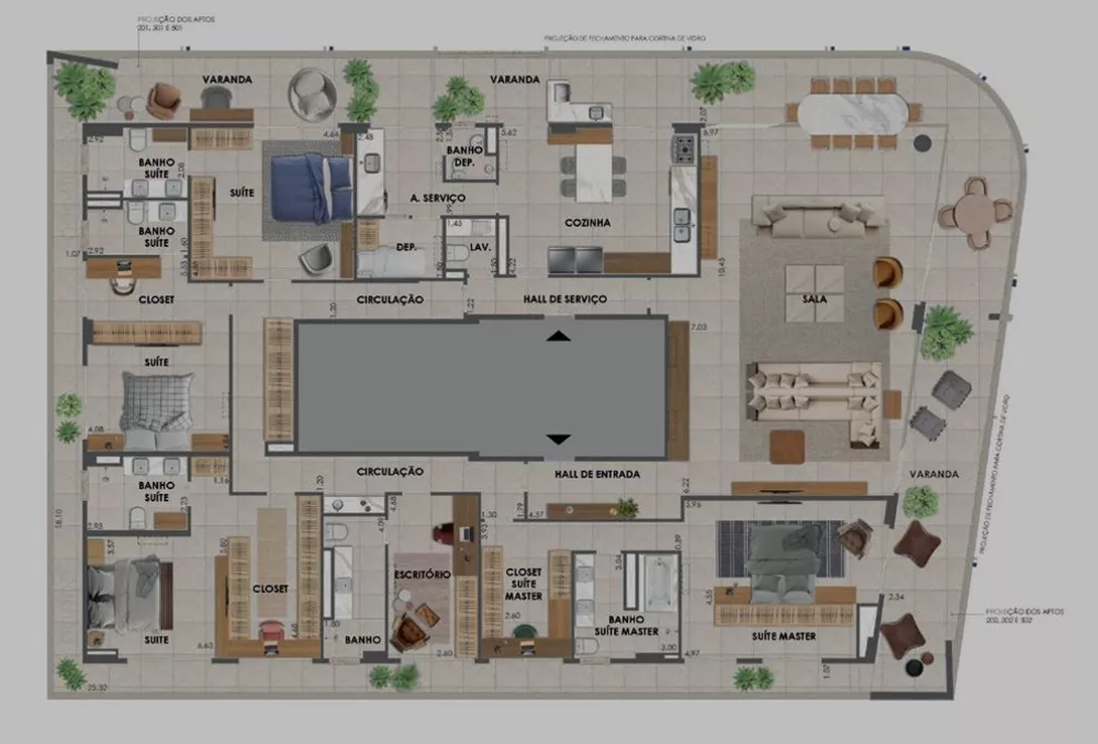 Apartamento, 4 quartos, 295 m² - Foto 8