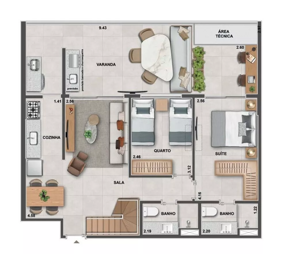 Cobertura, 3 quartos, 200 m² - Foto 31