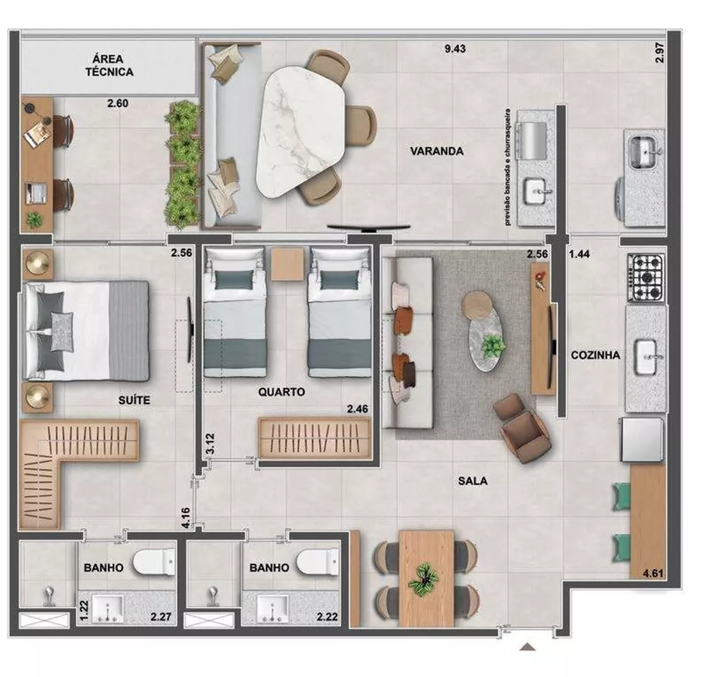 Cobertura, 3 quartos, 200 m² - Foto 35