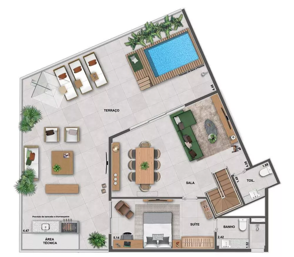 Cobertura, 3 quartos, 200 m² - Foto 21