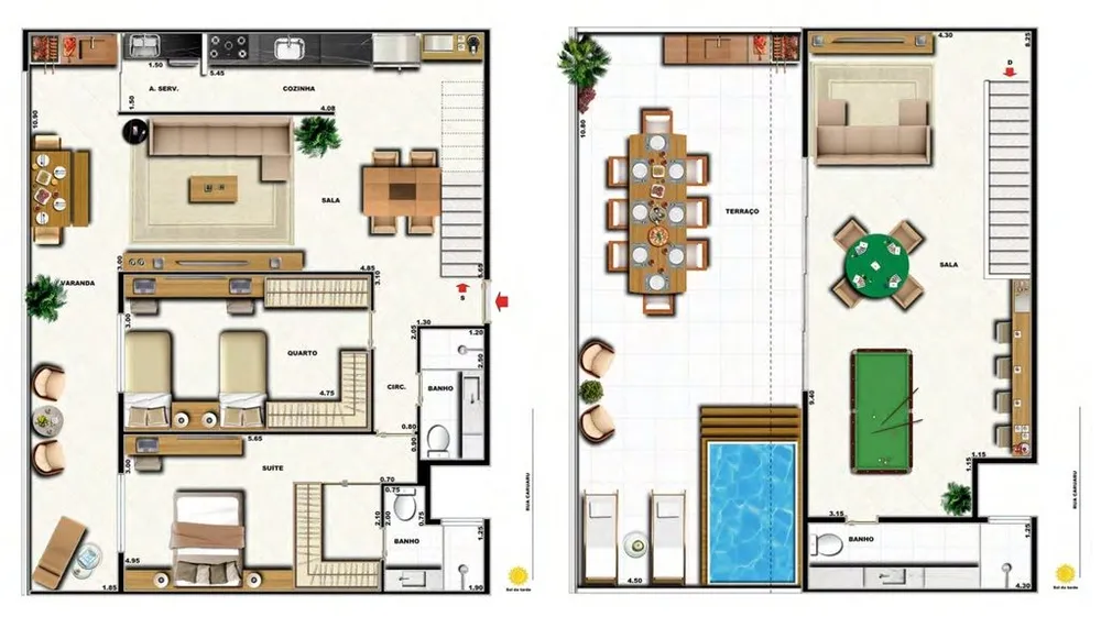 Cobertura, 3 quartos, 221 m² - Foto 42