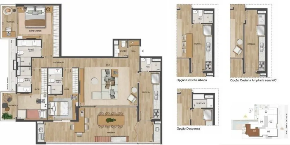 Apartamento, 4 quartos, 166 m² - Foto 21