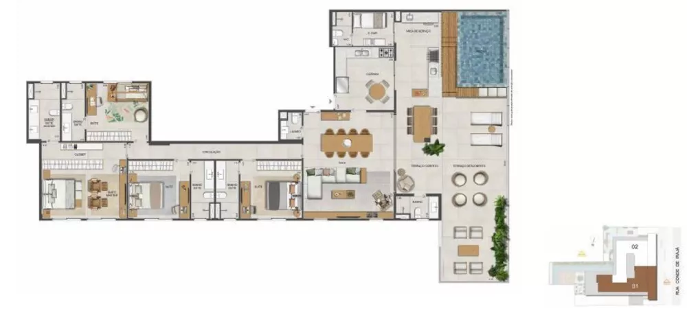 Apartamento, 4 quartos, 166 m² - Foto 11