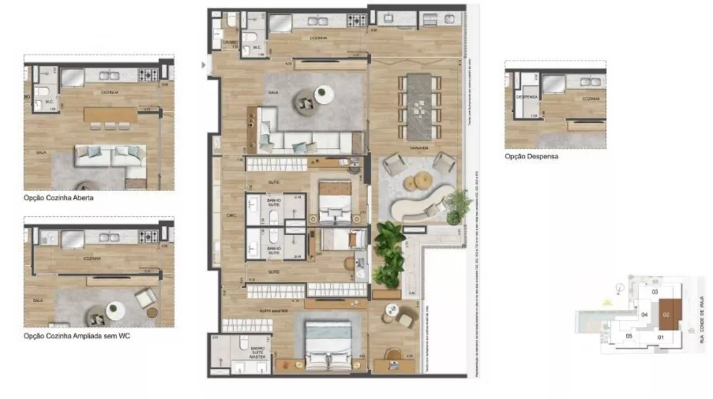 Apartamento, 4 quartos, 166 m² - Foto 7