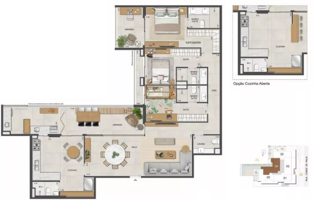 Apartamento, 4 quartos, 166 m² - Foto 15