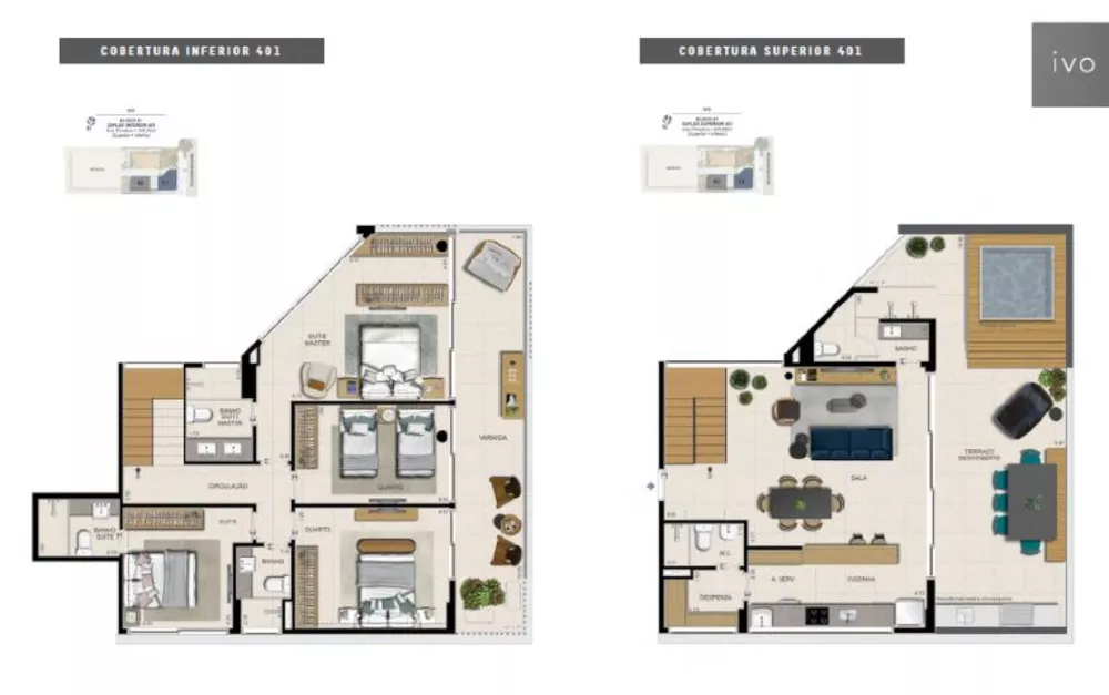 Cobertura, 4 quartos, 209 m² - Foto 6