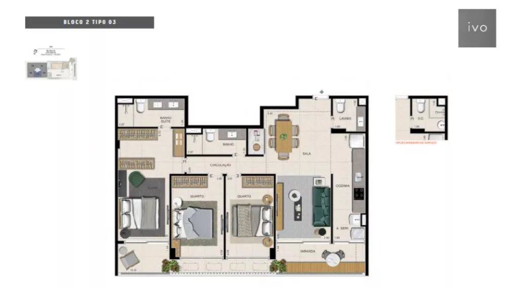 Cobertura, 4 quartos, 209 m² - Foto 5