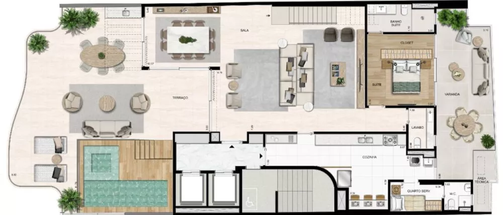 Apartamento, 4 quartos, 283 m² - Foto 8