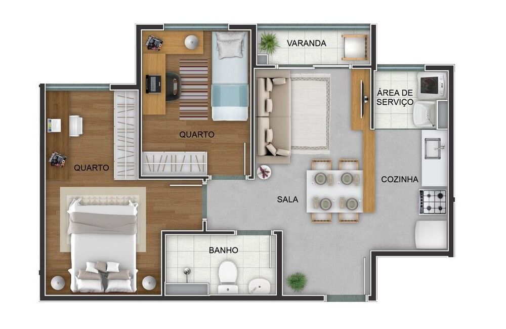 Apartamento, 2 quartos, 52 m² - Foto 26