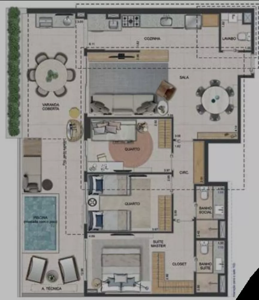 Apartamento, 2 quartos, 77 m² - Foto 40