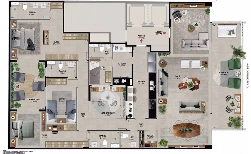 Apartamento, 4 quartos, 185 m² - Foto 9