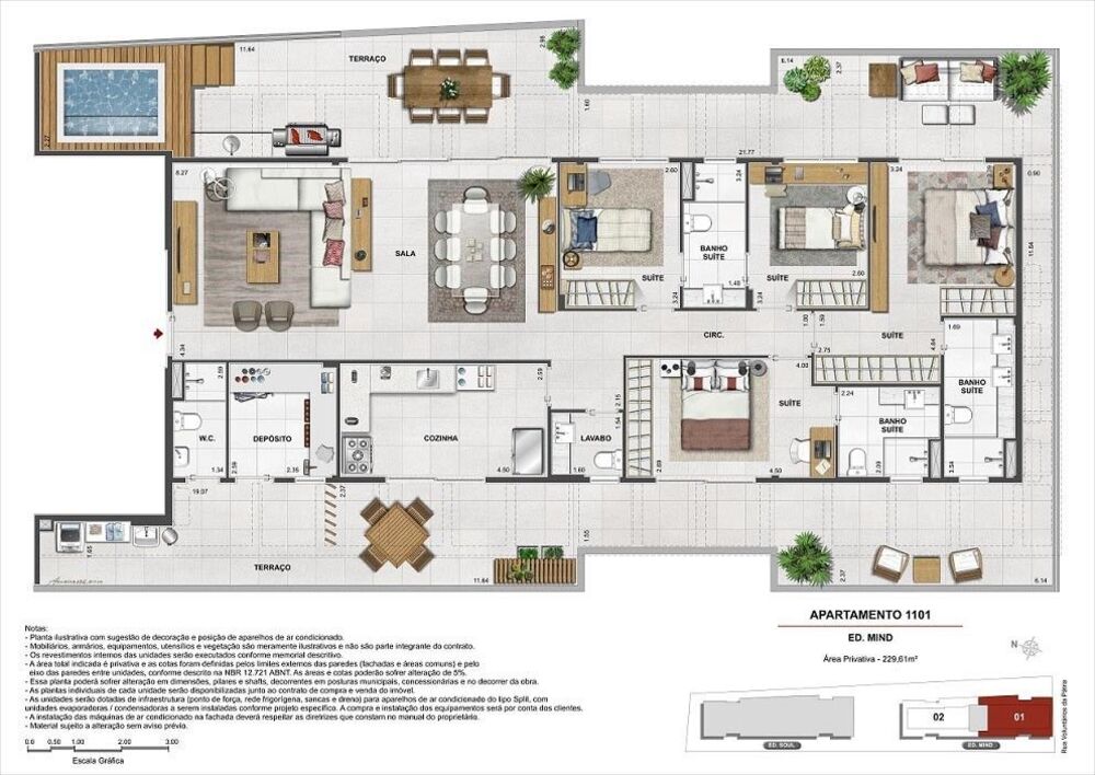 Apartamento, 3 quartos, 113 m² - Foto 26