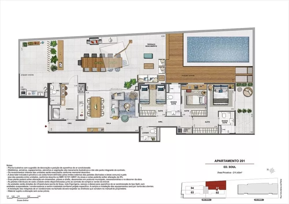 Apartamento, 3 quartos, 113 m² - Foto 40