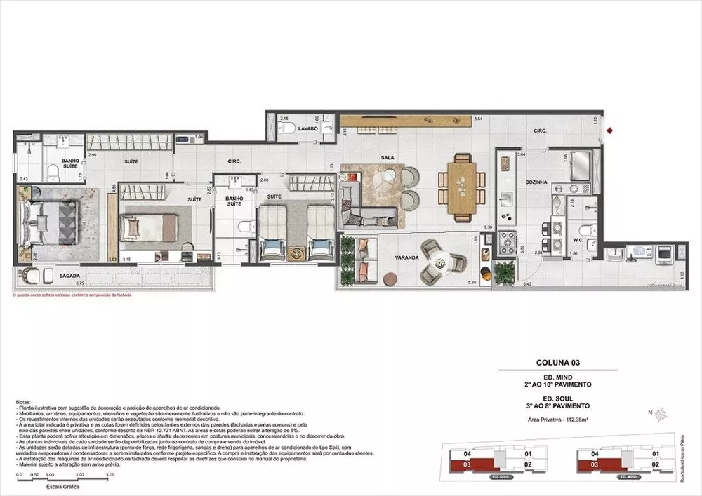 Apartamento, 3 quartos, 113 m² - Foto 43
