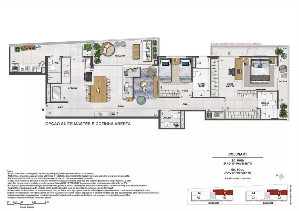 Apartamento, 3 quartos, 113 m² - Foto 41