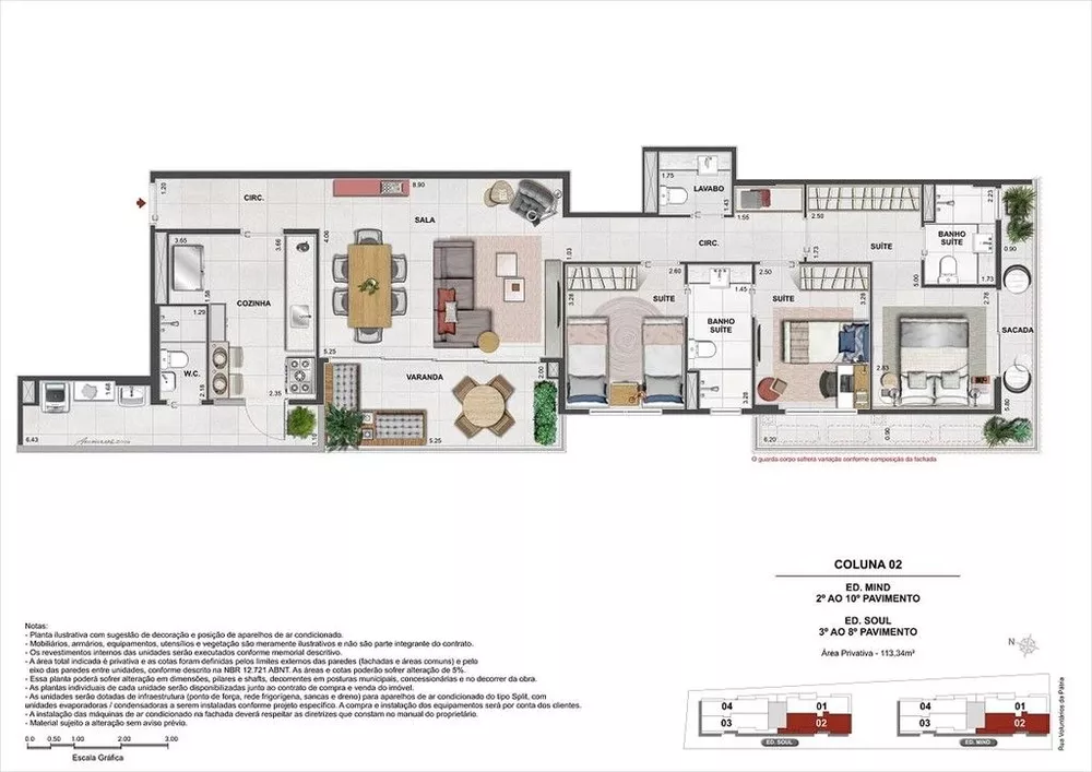 Apartamento, 3 quartos, 113 m² - Foto 27