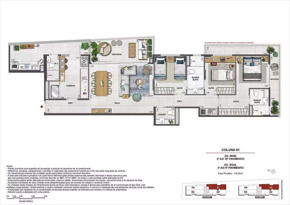Apartamento, 3 quartos, 113 m² - Foto 31