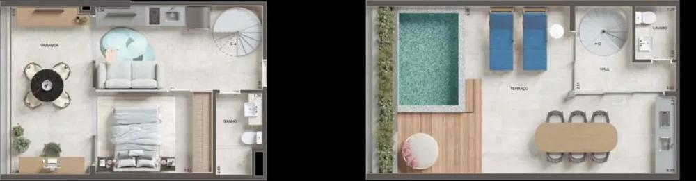 Kitnet-Studio, 38 m² - Foto 13