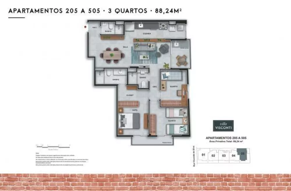 Apartamento, 2 quartos, 84 m² - Foto 14