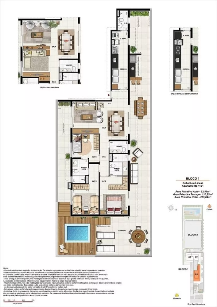 Cobertura, 3 quartos, 148 m² - Foto 42