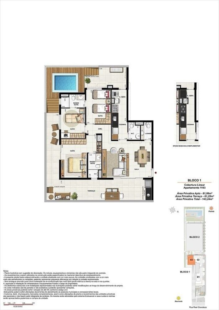 Cobertura, 3 quartos, 148 m² - Foto 34