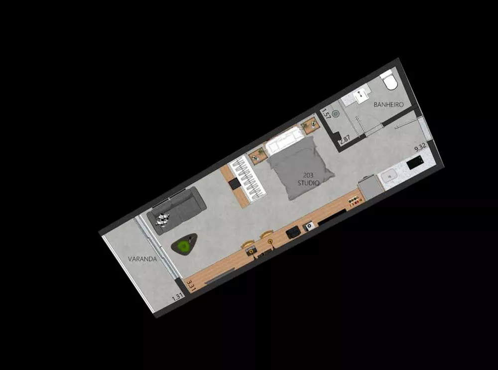 Apartamento, 1 quarto, 59 m² - Foto 19