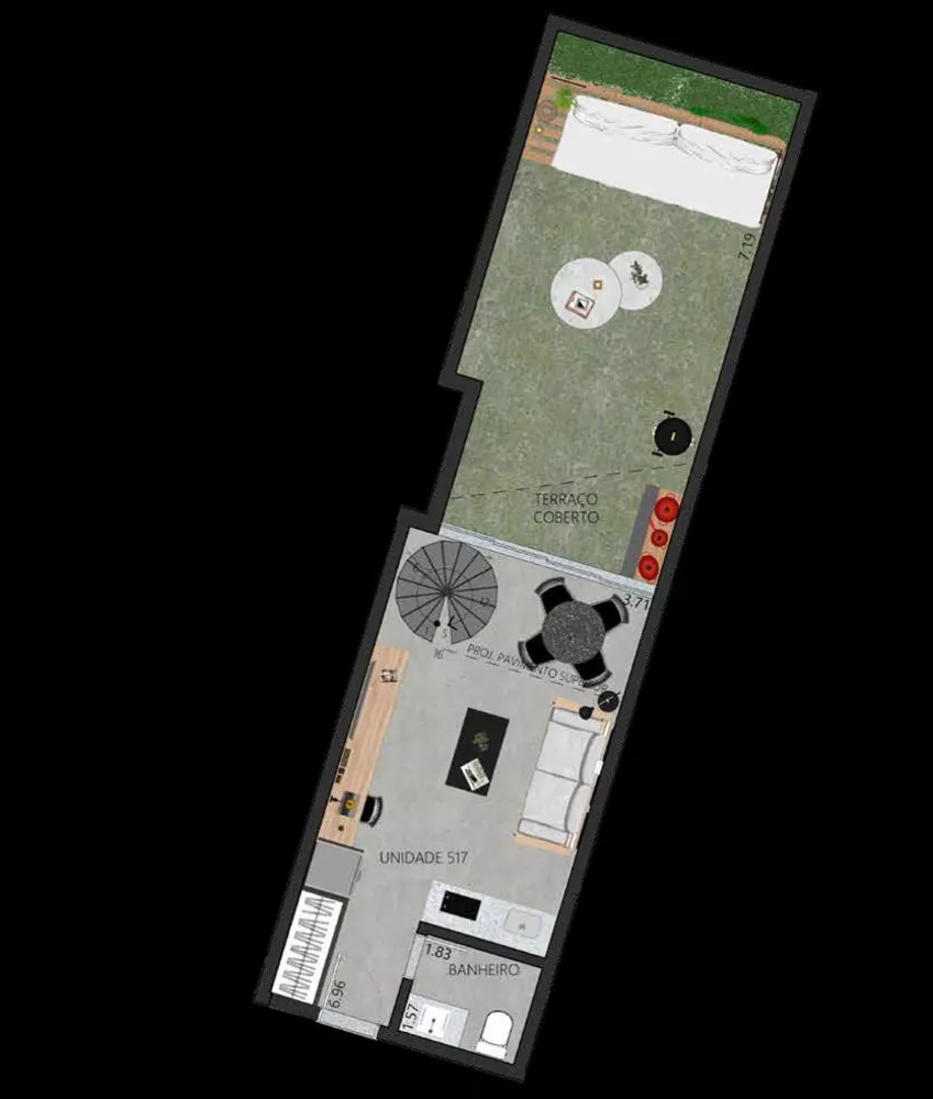 Apartamento, 1 quarto, 59 m² - Foto 34