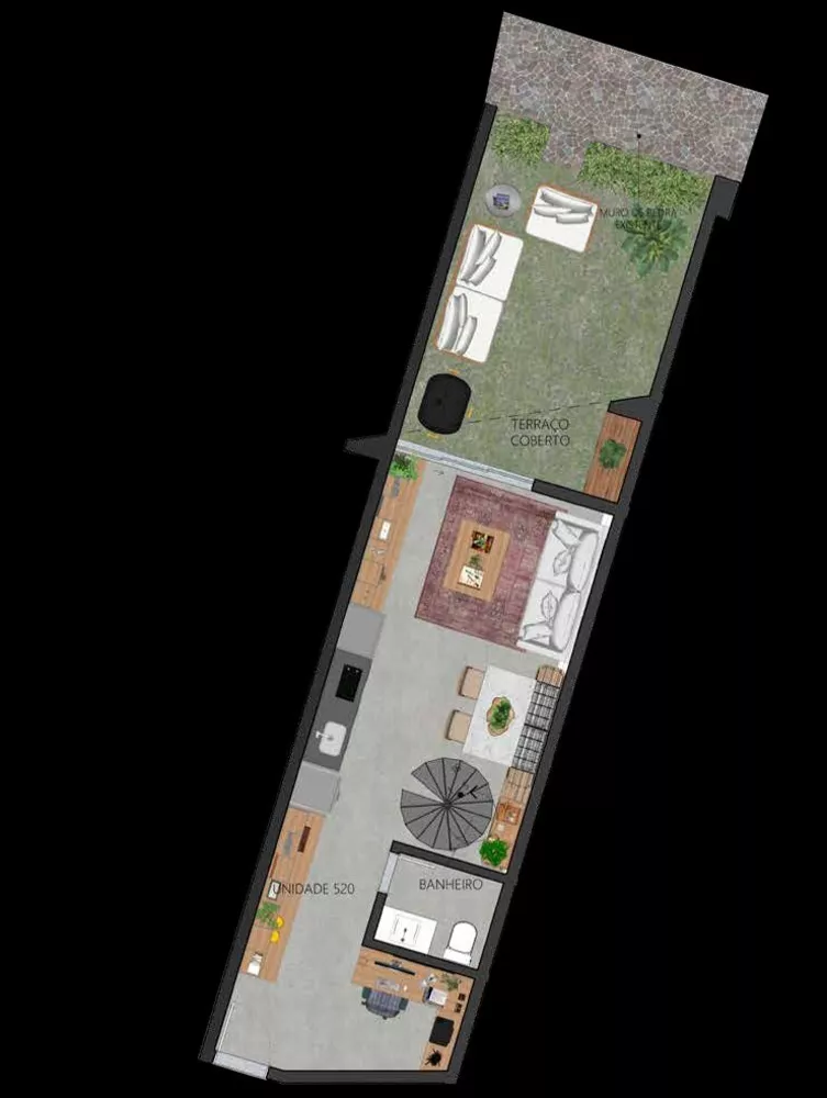 Apartamento, 1 quarto, 59 m² - Foto 27