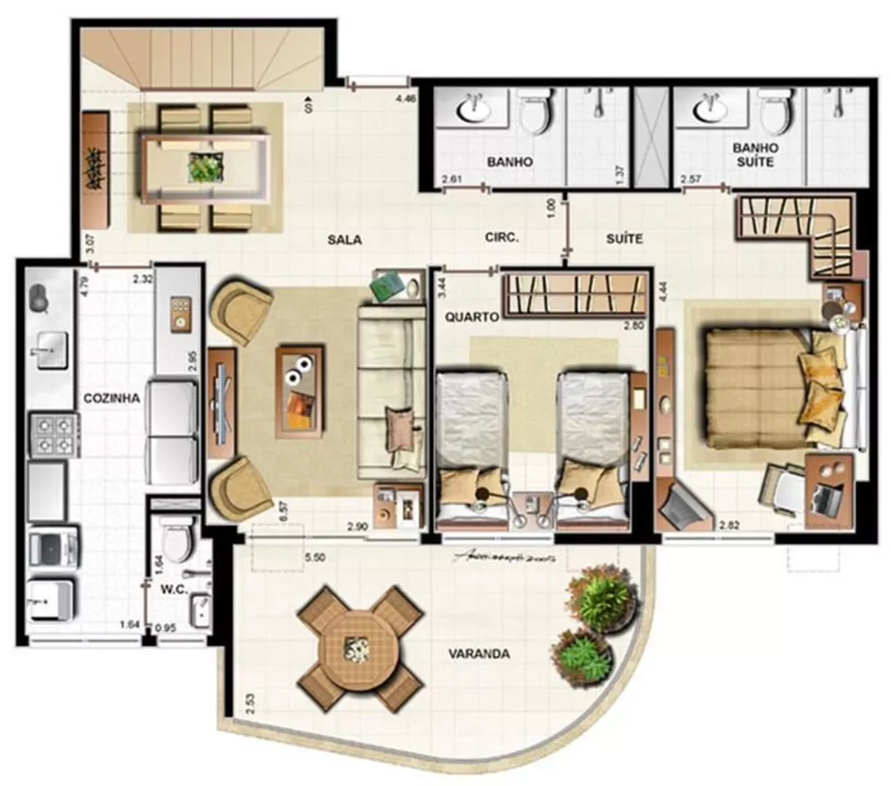 Apartamento, 2 quartos, 82 m² - Foto 29