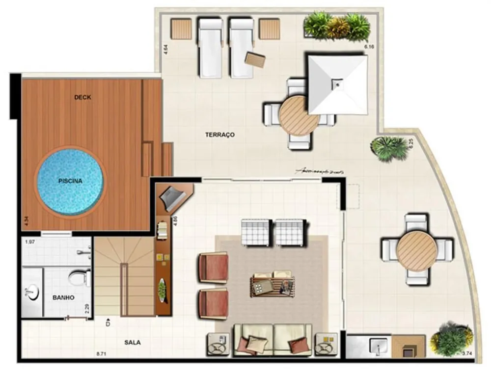 Apartamento, 2 quartos, 82 m² - Foto 44