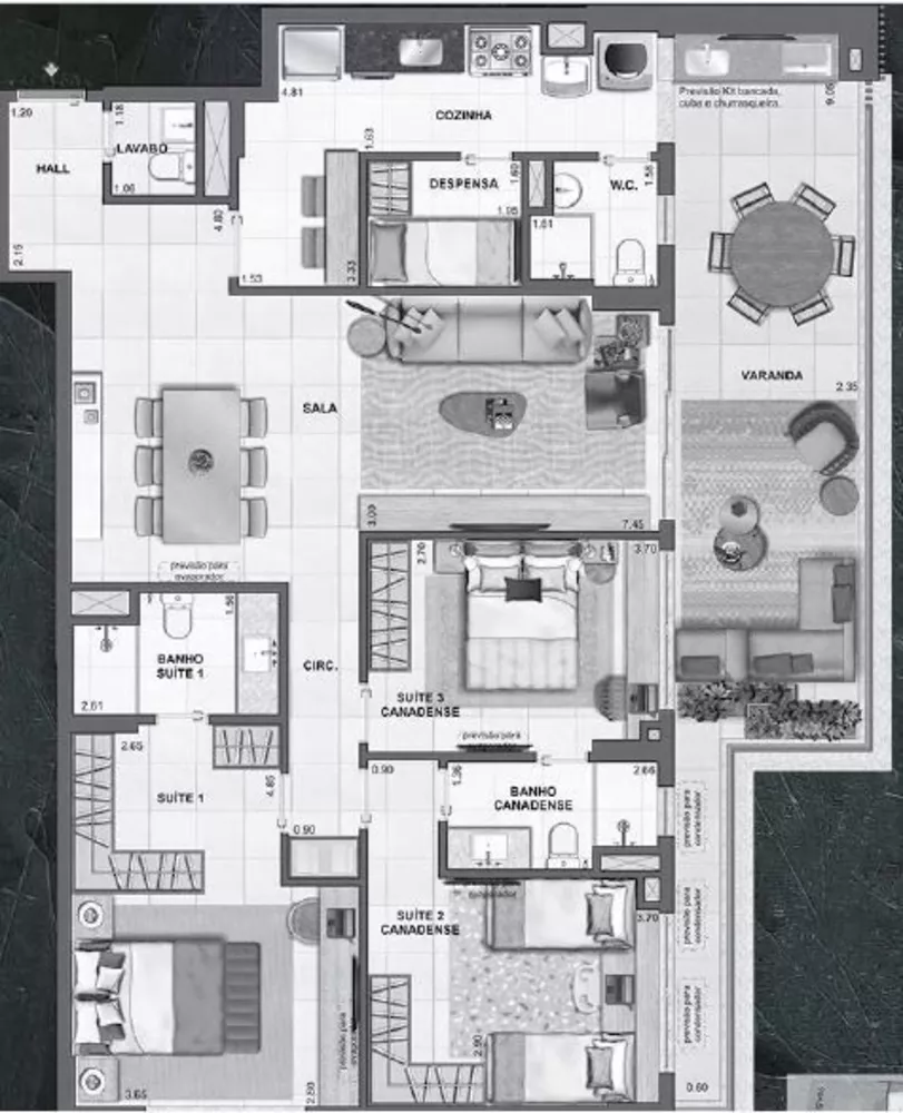 Apartamento, 2 quartos, 97 m² - Foto 57