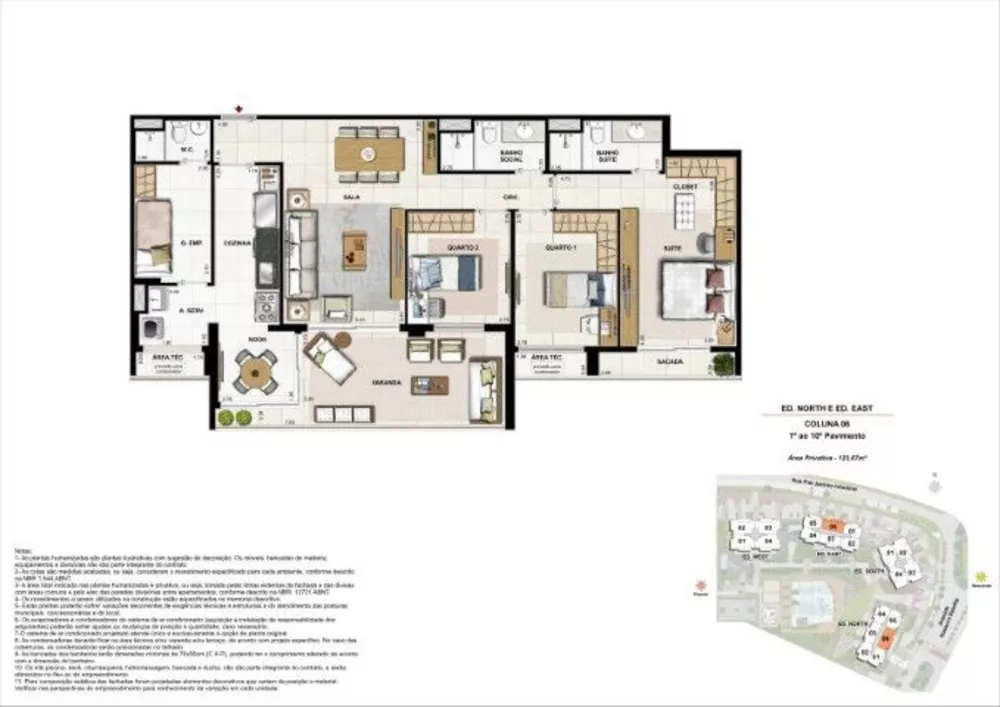 Apartamento, 3 quartos, 121 m² - Foto 10