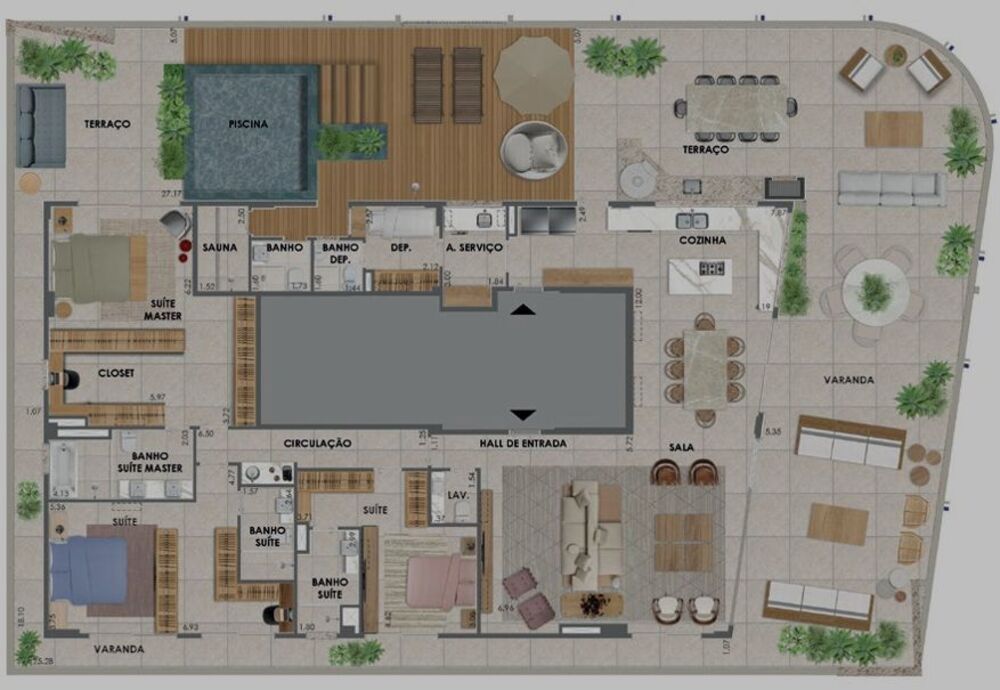 Apartamento, 4 quartos, 214 m² - Foto 9