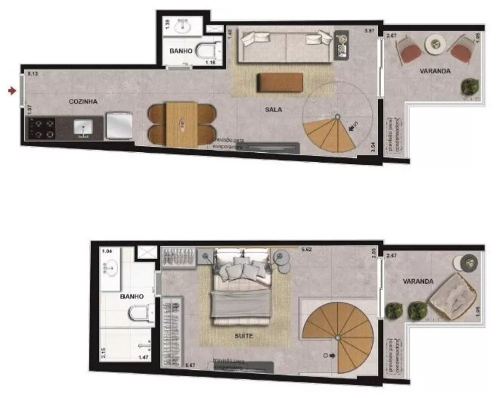 Kitnet-Studio, 37 m² - Foto 10