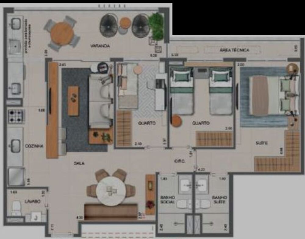 Apartamento, 3 quartos, 148 m² - Foto 16