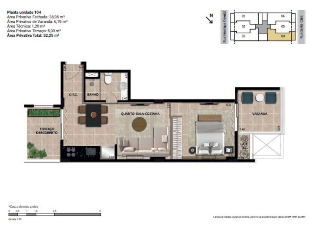 Kitnet-Studio, 46 m² - Foto 3