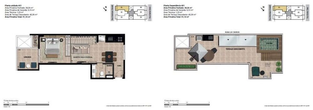 Kitnet-Studio, 46 m² - Foto 21