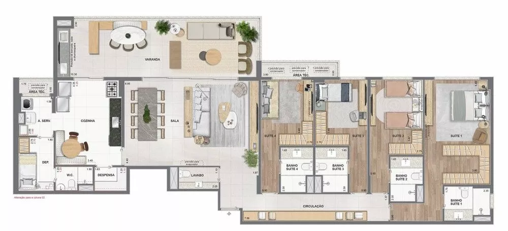 Apartamento, 4 quartos, 205 m² - Foto 37