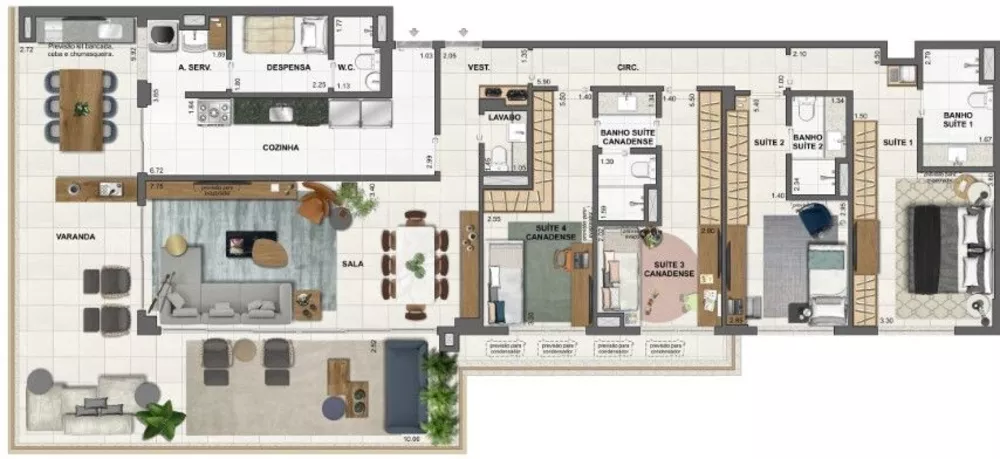 Apartamento, 3 quartos, 139 m² - Foto 5