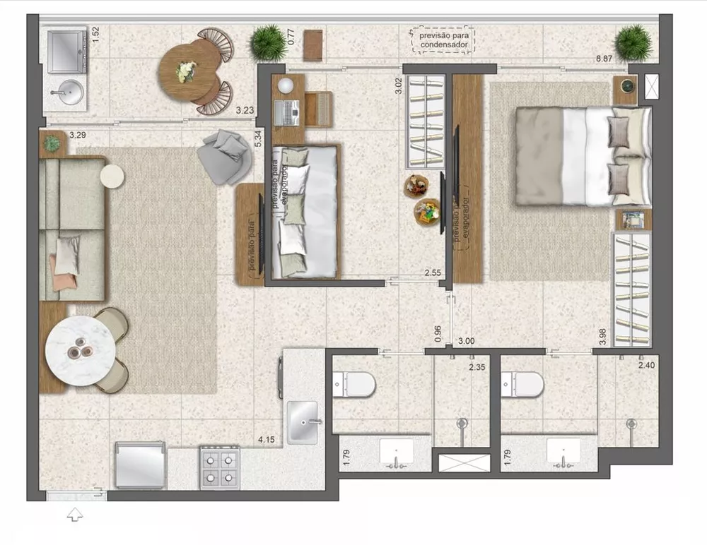Apartamento, 2 quartos, 54 m² - Foto 17