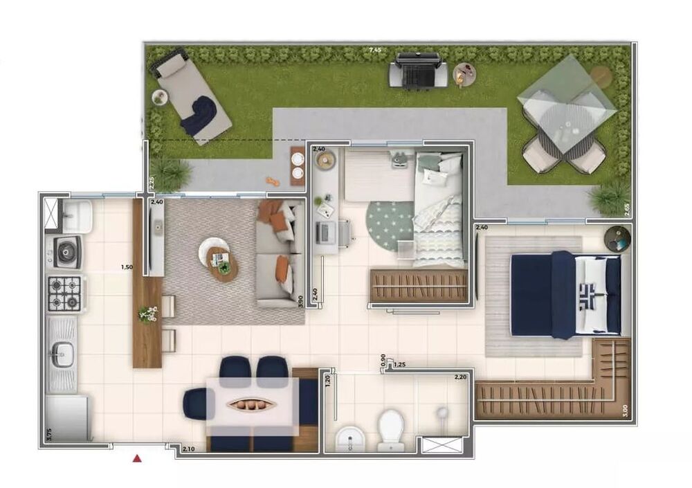 Apartamento, 2 quartos, 38 m² - Foto 4