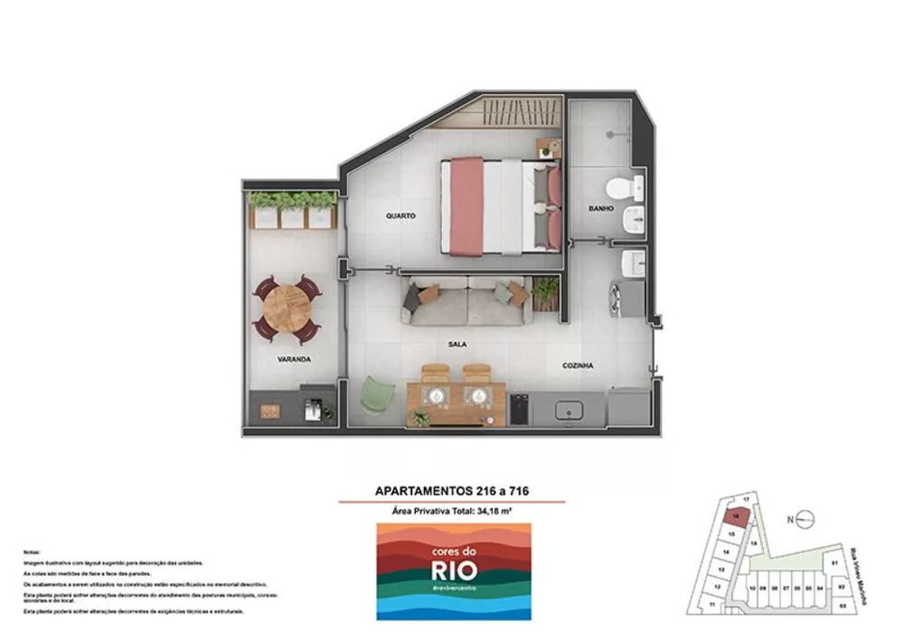 Apartamento, 1 quarto, 35 m² - Foto 21