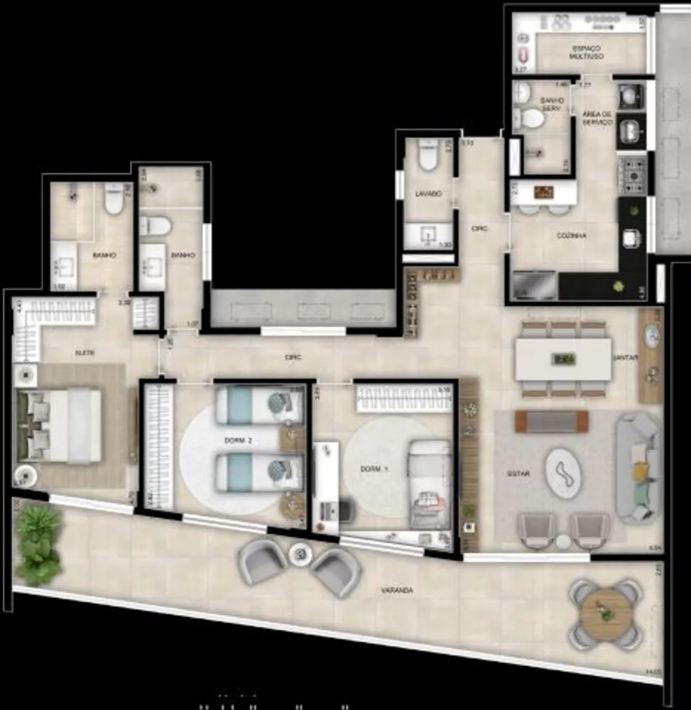 Apartamento, 2 quartos, 100 m² - Foto 17
