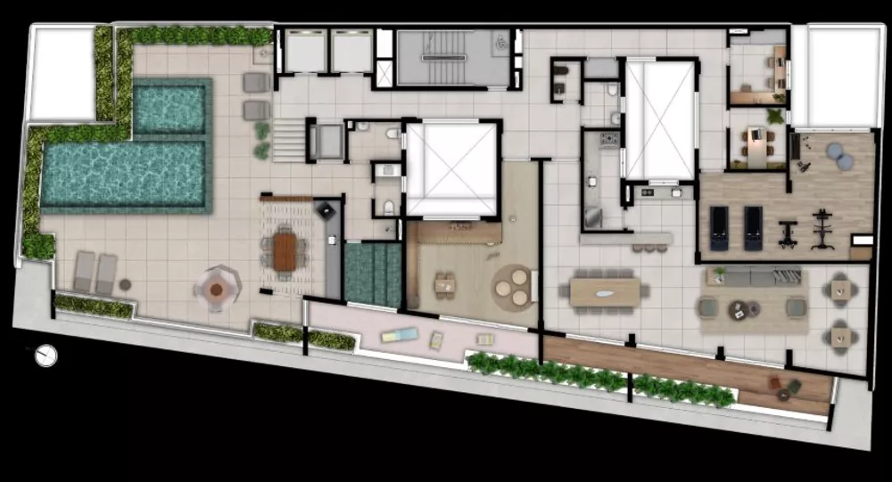 Apartamento, 2 quartos, 100 m² - Foto 3