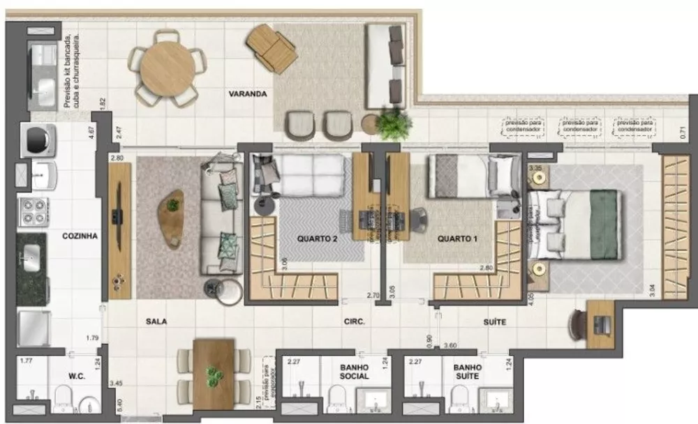 Apartamento, 3 quartos, 242 m² - Foto 6