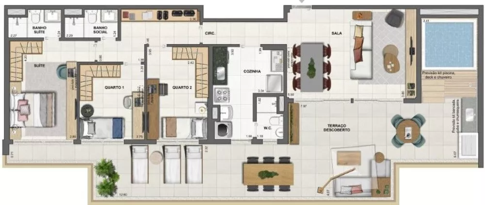 Apartamento, 3 quartos, 242 m² - Foto 54
