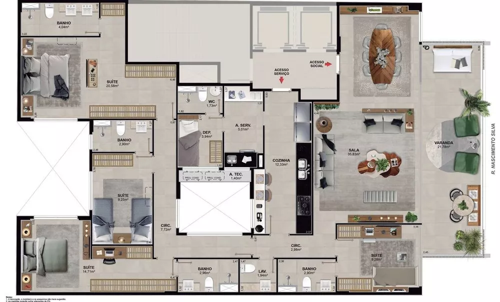Apartamento, 4 quartos, 205 m² - Foto 16